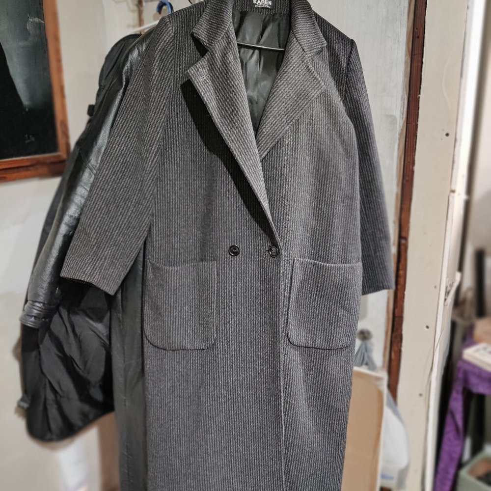 KAREN Wool Peacoat Style Jacket